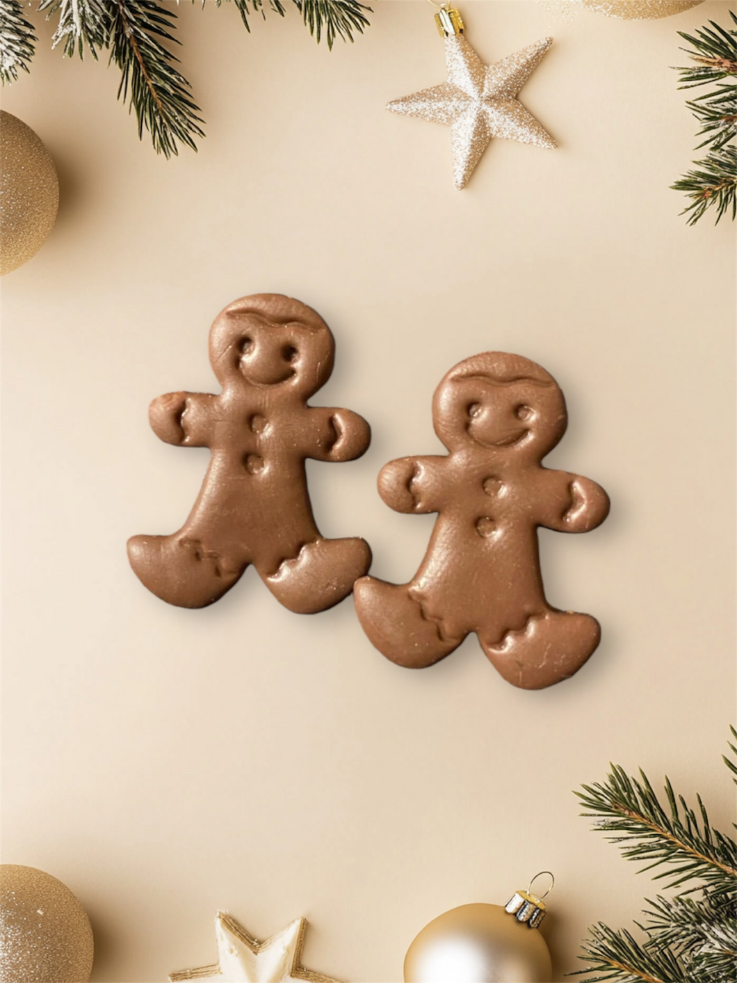 Gingerbread Man Earrings