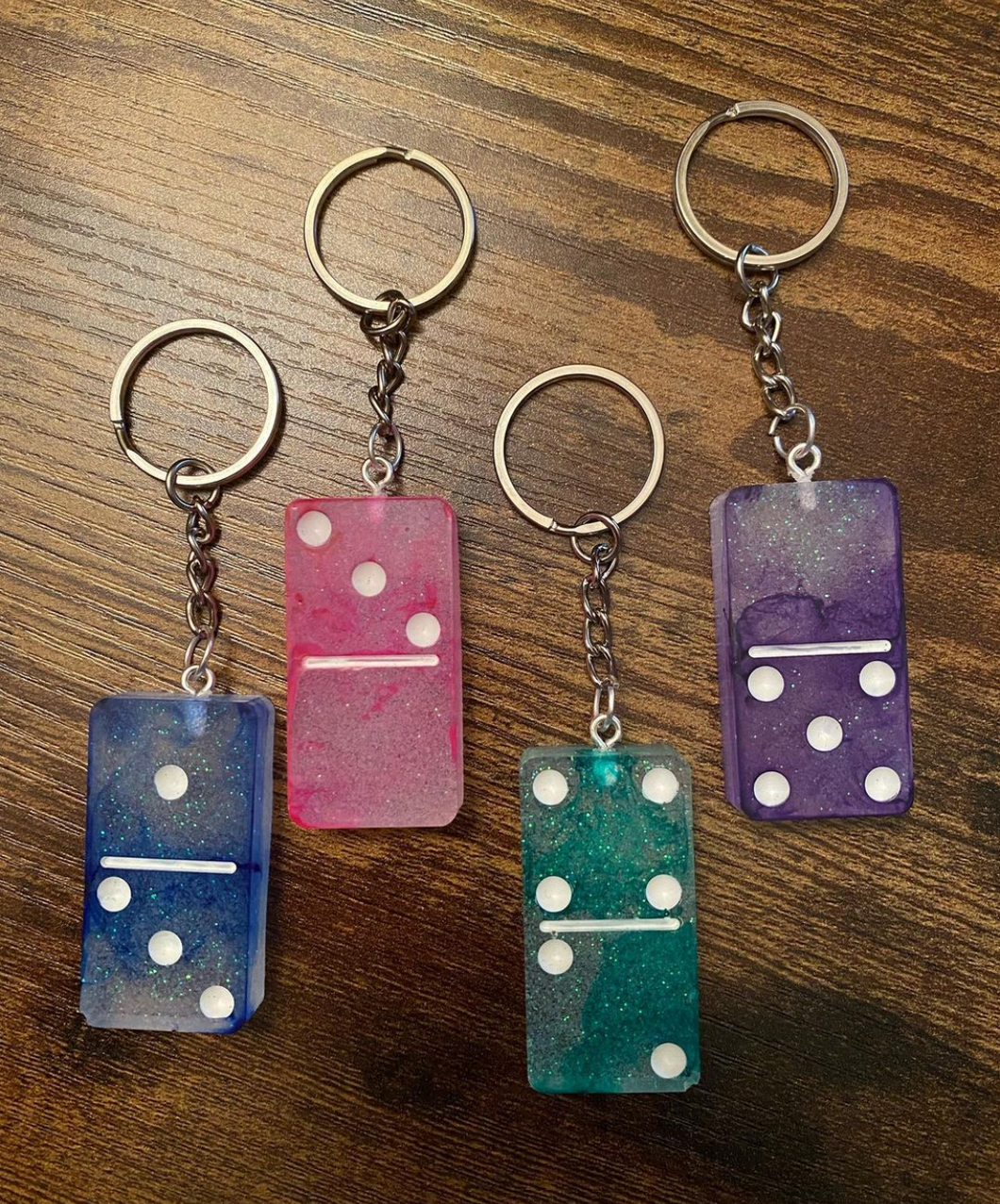 Domino Keychain